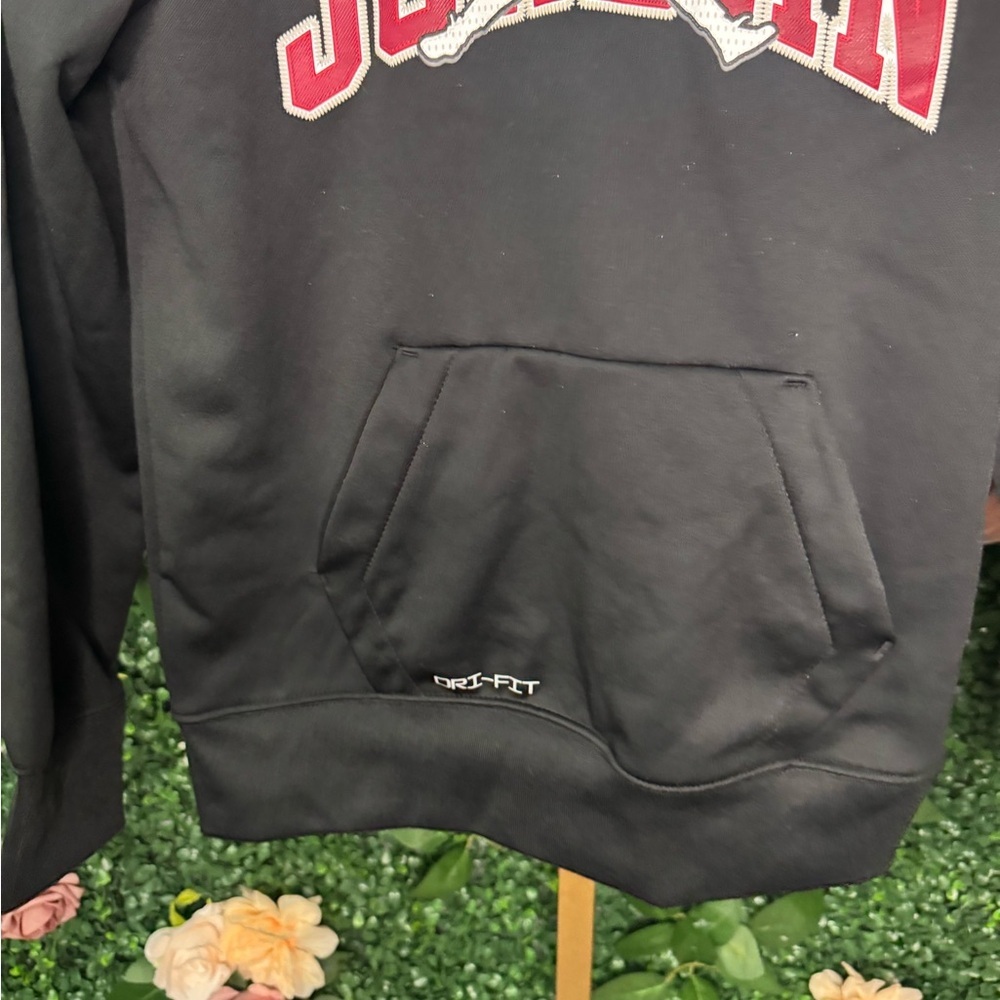 Jordan Black Hoodie with Red Accents - Picture 3 of 5